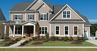 home remodeling project with various vinyl siding colors