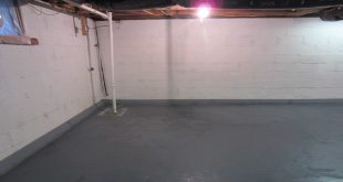 waterproofing and repairing basement floor and walls